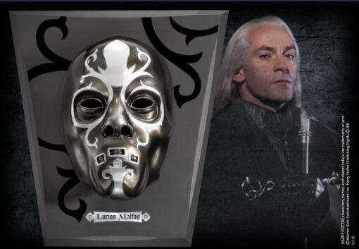 Harry Potter Maschera Mangiamorte di Lucius Malfoy Indossabile Replica Noble