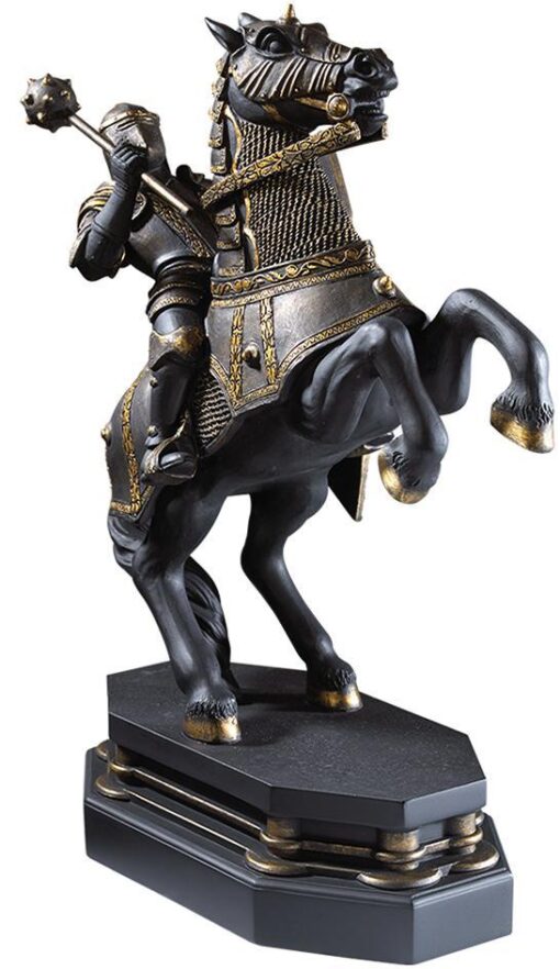 Harry Potter Statua Fermalibri Pedina Cavaliere Nero 21 cm Noble Collection