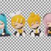 Hatsune Miku Twinchees Mini Figures Lil' Sleepers 5 Cm  Takara Tomy