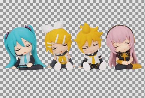 Hatsune Miku Twinchees Mini Figures Lil' Sleepers 5 Cm  Takara Tomy