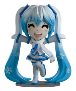 Hatsune Miku Vinile Figura Snow Miku 11 Cm Youtooz