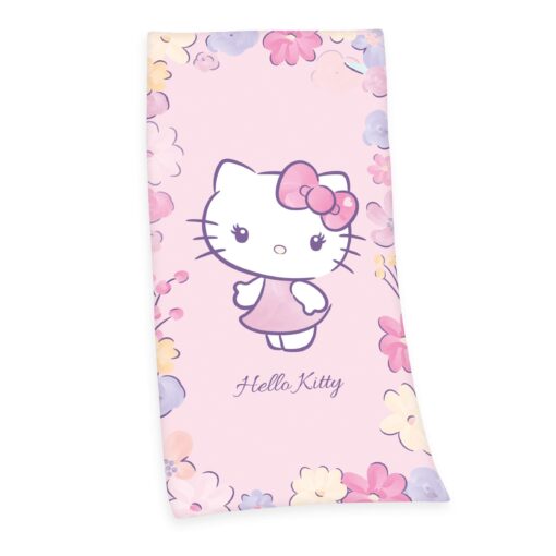 Hello Kitty Velour Asciugamano Hello Kitty 75 X 150 Cm Herding