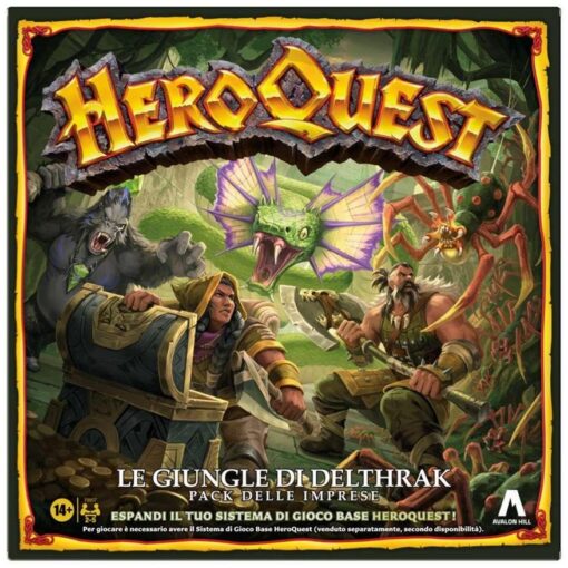 Heroquest: Le Giungle di Delthrak- Espansioni Giochi da Tavolo Hasbro