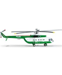 Herpa 554893 Hubschrauber Polizei Brandenburg Mil Mi-8T/1 Modellino SCATOLA ROVINATA