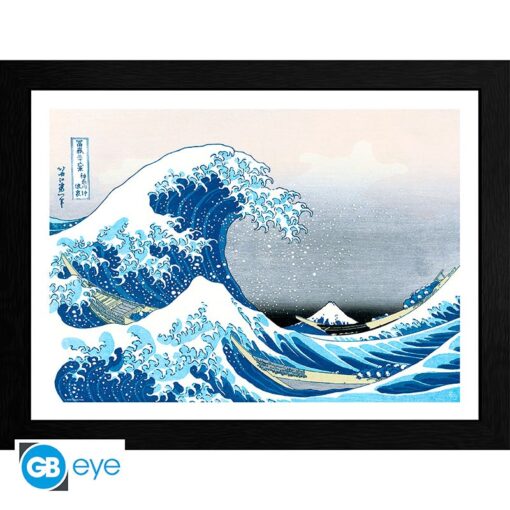 HOKUSAI - Framed print "Great Wave" (30x40)