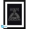 HOUSE OF THE DRAGON - Framed print "Iron Throne" (30x40)