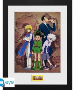 HUNTER X HUNTER - Framed print "Key Art Map" (30x40)