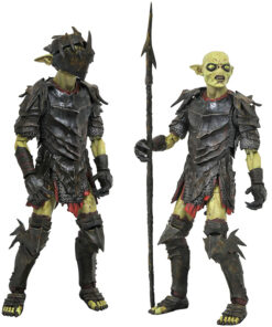 Il Signore Degli Anelli Action Figure Serie 3 Orchi di Moria 13Cm Diamond Select