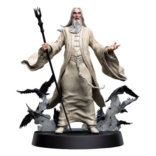 Il Signore Degli Anelli Figures Of Fandom Statua Saruman il Bianco Weta Workshop