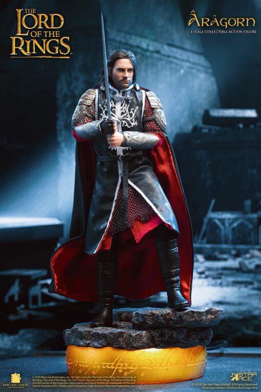 Il Signore Degli Anelli King Aragorn 2.0 Dlx 1/8 Figura Action Figura Star Ace