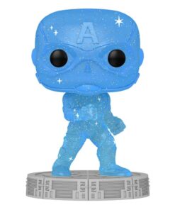 Infinity Saga Pop! Artist Series Vinile Figura Captain America (blue) 9 Cm Funko