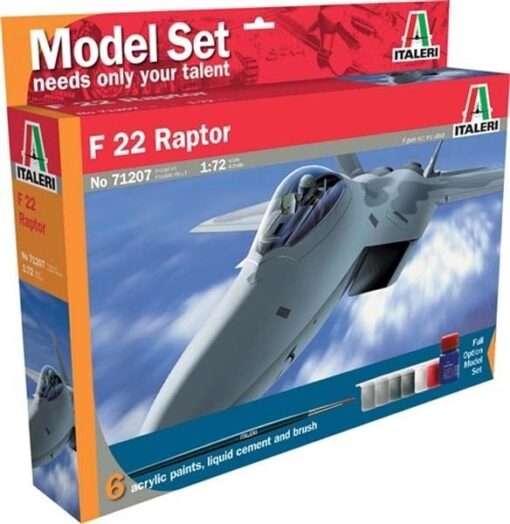 Italeri IT71207 F 22 RAPTOR KIT 1:72 Modellino