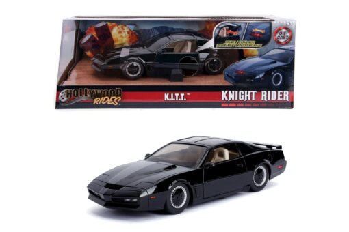 JADA 253255000 K.I.T.T. 1982 Pontiac Trans AM Die Cast 1:24 Porte Apribili