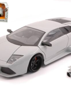 JADA TOYS JADA32274 LAMBORGHINI MURCIELAGO LP640 2017 GLOSSY GREY 1:24 Modellino