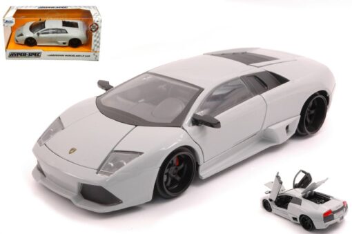 JADA TOYS JADA32274 LAMBORGHINI MURCIELAGO LP640 2017 GLOSSY GREY 1:24 Modellino