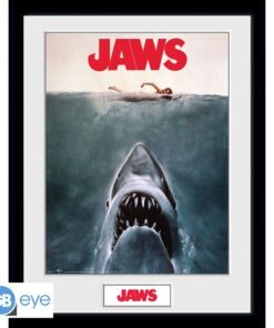 JAWS - Framed print "Key Art" (30x40)