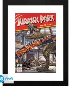 JURASSIC PARK - Framed print "Comics" (30x40)