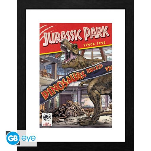 JURASSIC PARK - Framed print "Comics" (30x40)