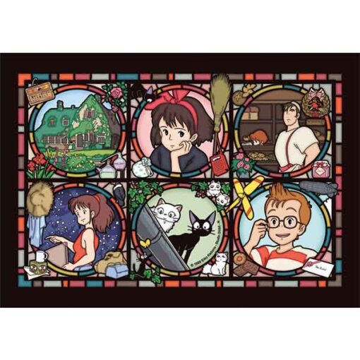 Kiki Delivery 208  Pezzi Stained Glass Puzz Puzzle Studio Ghibli