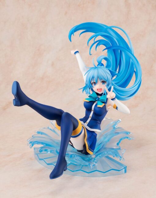 Konosuba God's Blessing On This Wonderful World! Pvc Statua 1/7 Aqua: Sneaker Bunko 30th Anniversary Ver. (re-run) 19 Cm