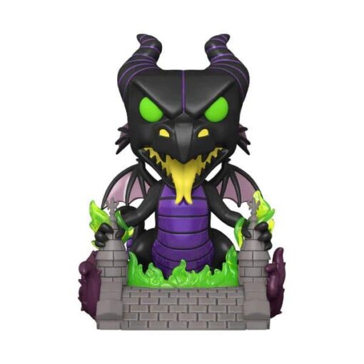 La Bella Addormentata Pop! Deluxe Vinile Figura Maleficent On Bridge 16 Cm Funko Scatola Rovinata