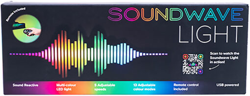 LAMPADA LED SOUNDWAVE LOGO MUSIC - LAMPADE