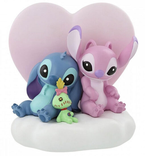 LAMPADA LILO & STITCH E ANGEL CON CUORE DISNEY STITCH - LAMPADE