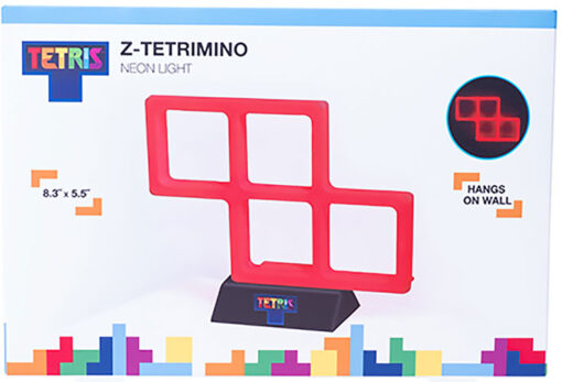 LAMPADA NEON TETRIS RED TETRIMINO Z VIDEOGAMES - LAMPADE