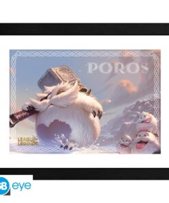 LEAGUE OF LEGENDS - Framed print "Poro" (30x40)