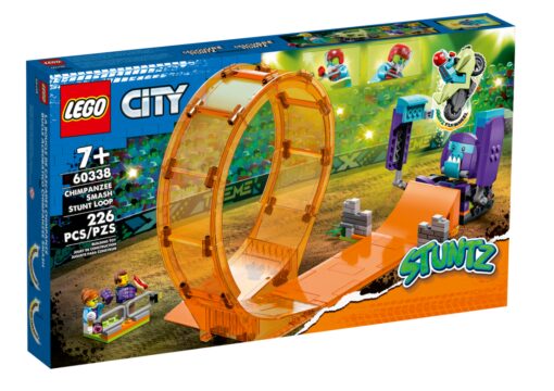 LEGO CITY 60338 - GIRO DELLA MORTE DELLO SCIMPANZE'