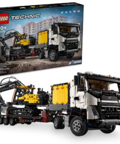 LEGO TECHNIC 42175 -  Autocarro Volvo FMX ed Escavatore elettrico EC230