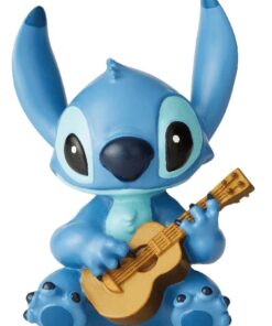 Lilo e Stitch Statua Stitch con Chitarra 6 x 9 Cm Disney Showcase Collection