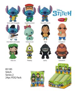 Lilo & Stich Pvc Bag Clips Stich Series 2  Con Figure Int.