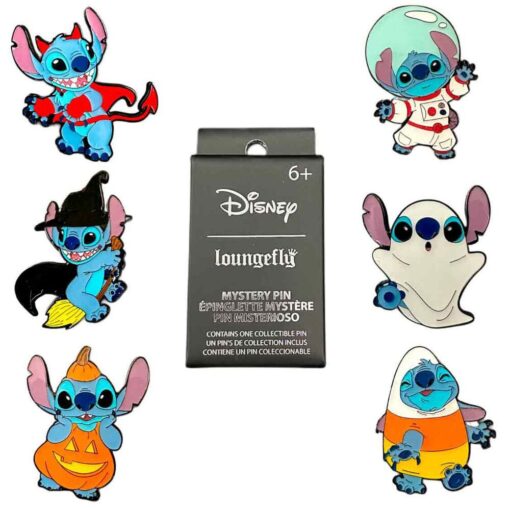 Lilo & Stitch By Loungefly Enamel Pins Blind Box Halloween  Funko