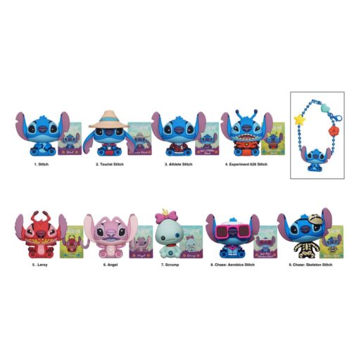 Lilo & Stitch Pvc Bag Clips Stitch Ciondolo  Con Figure Int.