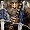 Lo Hobbit Replica 1/1 Spada Glamdring 120 Cm Noble Collection