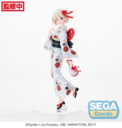 Lycoris Recoil Luminasta Pvc Statua Chisato Nishikigi Going Out In A Yukata 19 Cm Sega