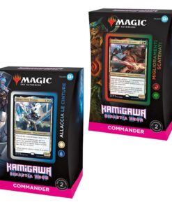 Magic The Gathering Kamigawa: Neon Dynasty Commander Decks Display (4) Italian Wizards of the Coast