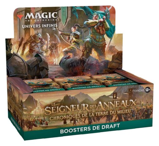 Magic The Gathering Le Seigneur Des Anneaux : Chroniques De La Terre Du Milieu Draft Booster  French Wizards of the Coast