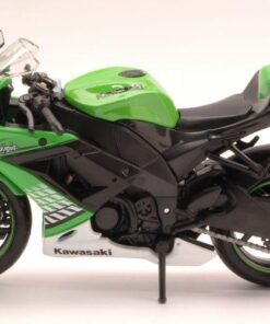 Maisto MI10011G KAWASAKI NINJA ZX-10 R 2010 GREEN 1:12 Modellino