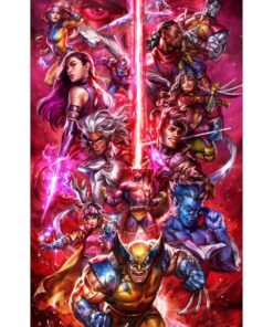 Marvel Art Print The X-Men Vs Magneto 46 X 71 Cm - Unframed Sideshow Collectibles