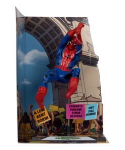 Marvel Collection Pvc Statua 1/10 Spider-man & Scene Gold Label (the Amazing Spider-man -68) 15 Cm Mcfarlane Toys