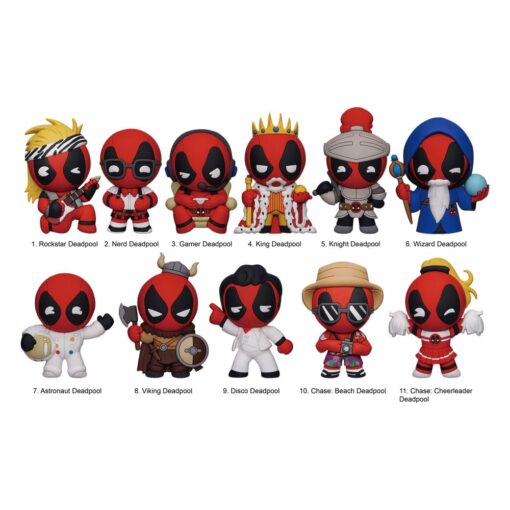 Marvel Pvc Bag Clips Deadpool Series 6  Con Figure Int.