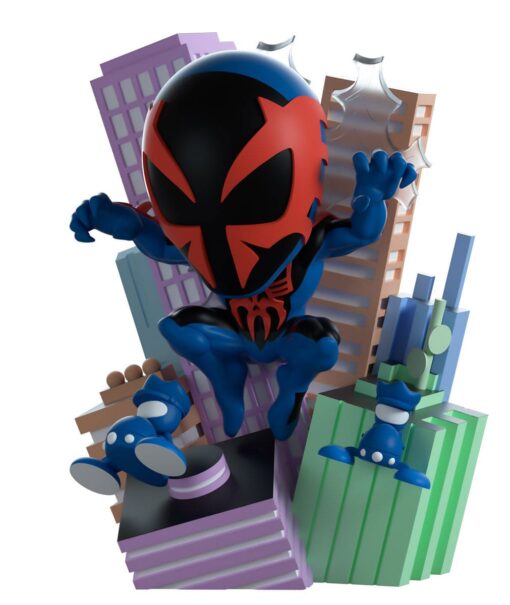 Marvel Vinile Diorama Spider-man 2099 12 Cm Youtooz