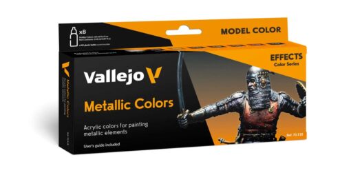 METALLIC COLORS COLOR SET (8) 70118 Colori Vallejo