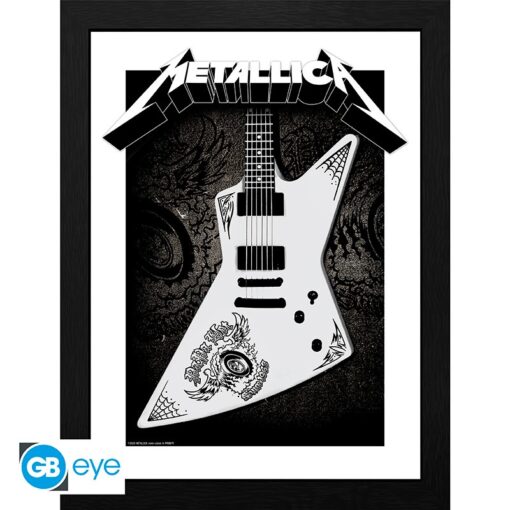 METALLICA - Framed print "Papa Het Guitar" (30x40)