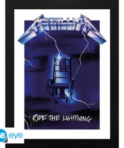 METALLICA - Framed print "Ride the Lightning" (30x40)