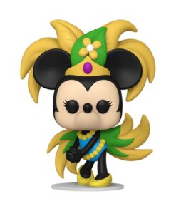 Mickey Atw Pop! Disney Vinile Figura Carnaval Minnie 9 Cm Funko