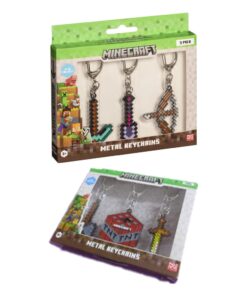 Minecraft Portachiavis 3-pack  Pmi