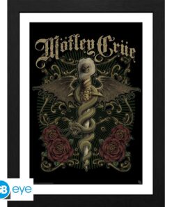 MOTLEY CRUE - Framed print "Exquisite Dagger" (30x40)